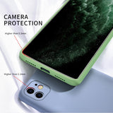 For iPhone 11 Pro SE 2 Case Luxury Original Silicone Full Protection Soft Cover For iPhone X XR 11 XS Max 7 8 6 6s Phone Case