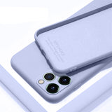 For iPhone 11 Pro SE 2 Case Luxury Original Silicone Full Protection Soft Cover For iPhone X XR 11 XS Max 7 8 6 6s Phone Case