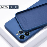 For iPhone 11 Pro SE 2 Case Luxury Original Silicone Full Protection Soft Cover For iPhone X XR 11 XS Max 7 8 6 6s Phone Case